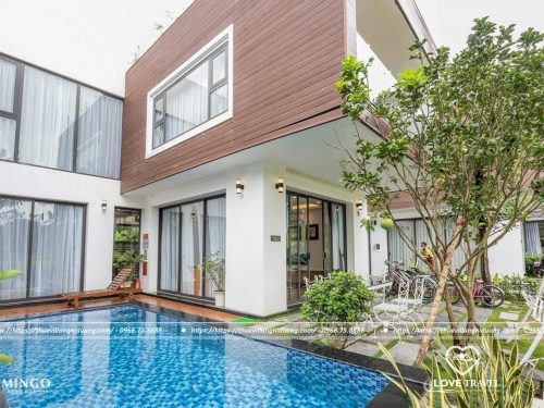 Villa Flamingo Đại Lải Hoàng Quyên HQ12 bể bơi riêng
