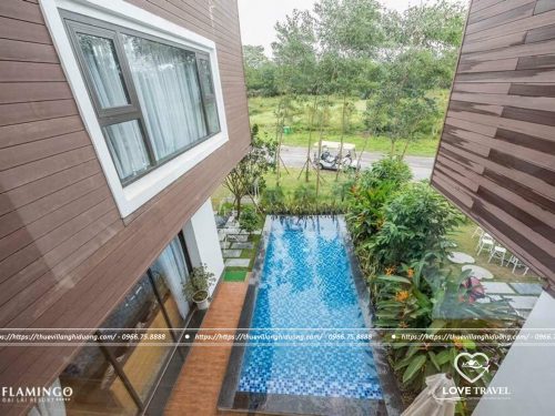 Villa Flamingo Đại Lải Hoàng Quyên HQ10 bể bơi riêng