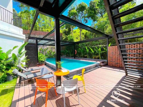 Villa Hạ Long Tuần Châu De Mario 7 phòng ngủ bể bơi riêng view biển