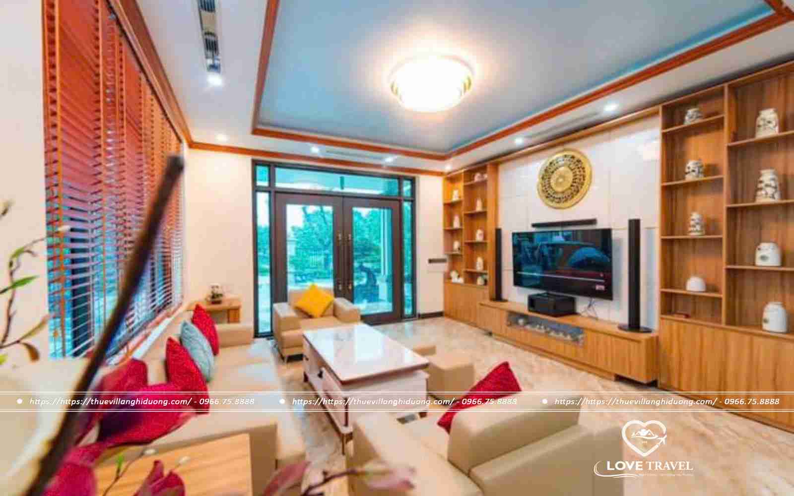 sun-feria-lovetravel-queen-villa-09 VIlla Hạ Long, Khu Tuần Châu, Căn Villa Queen 7 Phòng Ngủ, Bể bơi riêng.