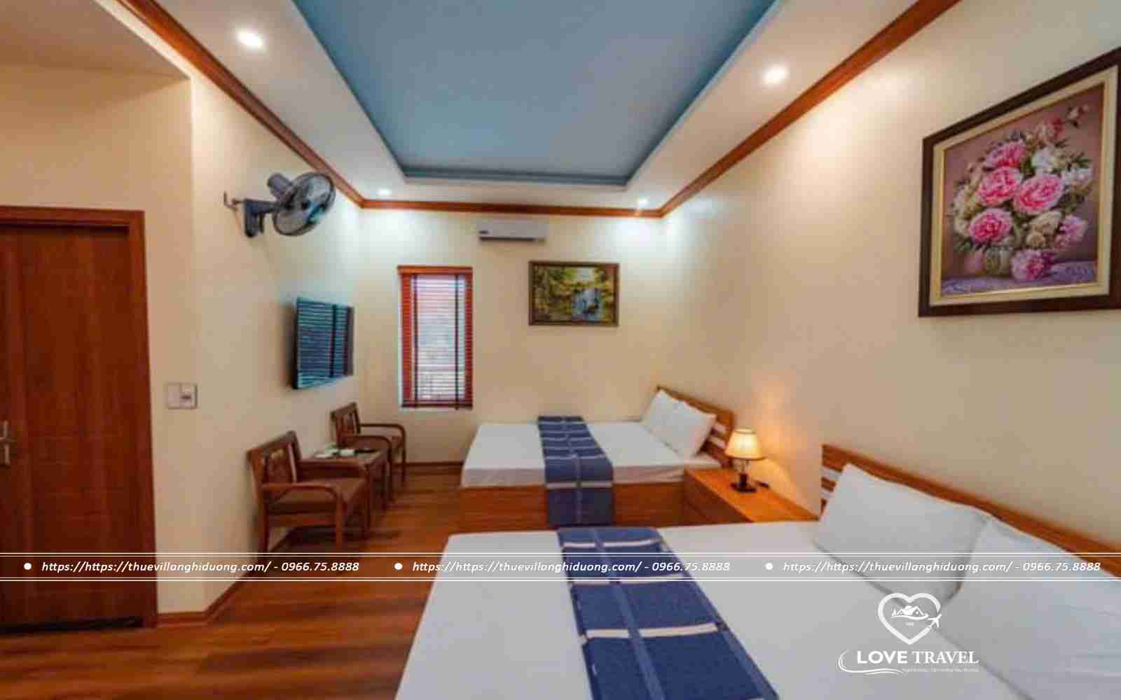 sun-feria-lovetravel-queen-villa-18 VIlla Hạ Long, Khu Tuần Châu, Căn Villa Queen 7 Phòng Ngủ, Bể bơi riêng.