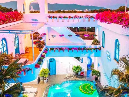 Villa Hạ Long Tuần Châu Santorini 5 phòng ngủ bể bơi riêng