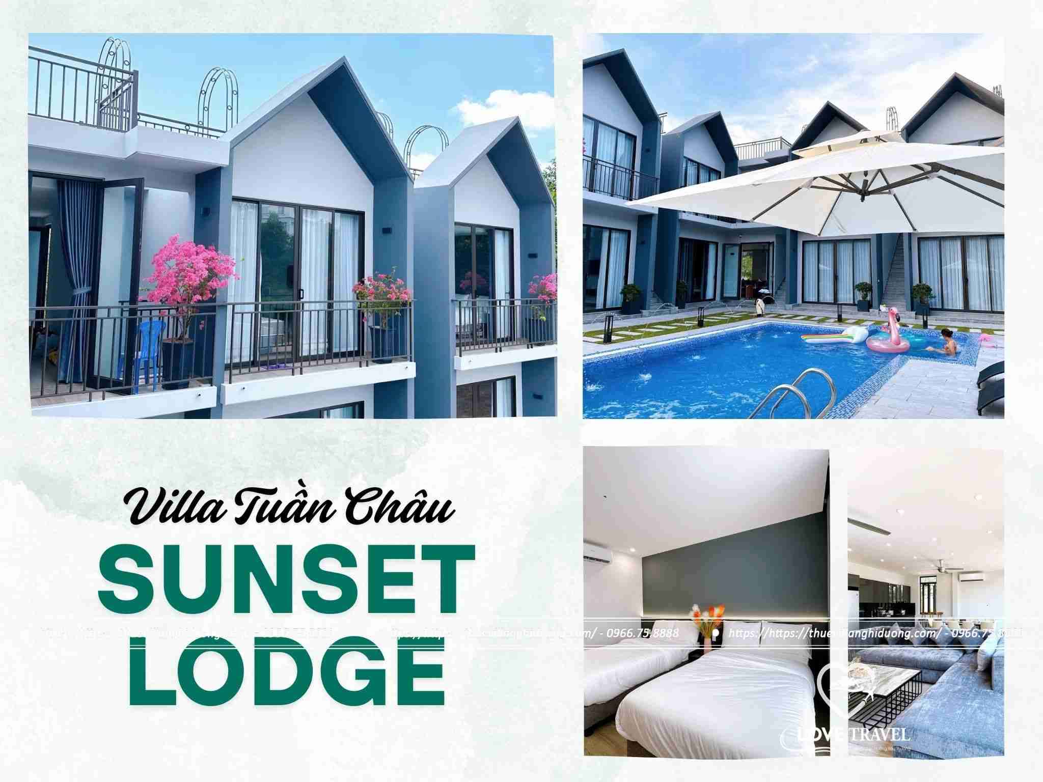 sun-feria-lovetravel-sunset-lodge-villa-08 Villa Hạ Long, Khu Tuần Châu, Sun Set Villa 8 Phòng Ngủ, Bể Bơi riêng.