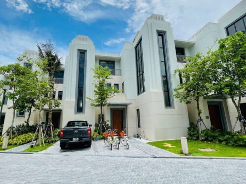 Villa Hạ Long Grand Village R48 ảnh toàn cảnh trước căn