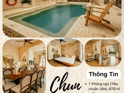 Villa Vân Đồn Phương Đông Chun Villa 7 phòng ngủ bể bơi riêng