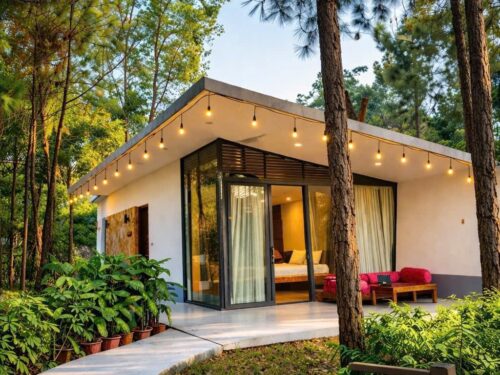 Villa Flamingo Đại Lải R317 1 phòng ngủ view vườn